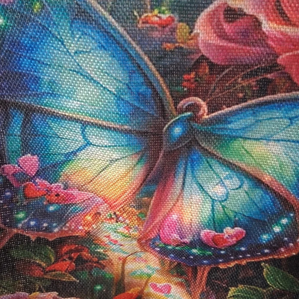 NEW Set Of 2 Butterflt Garden Pillow Covers